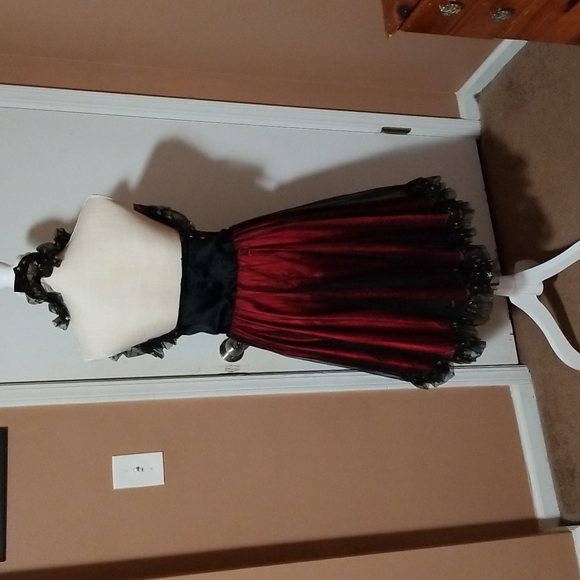 Costume, Rouge Dancer . Adults size 8 - Picture 2 of 5